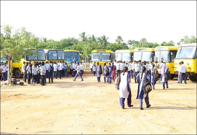 Sri Sunflower College of Engineering and Technology Transport Facility