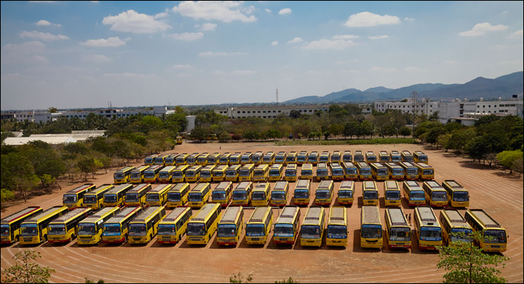 Dhanalakshmi Srinivasan Engineering College - DSEC Transport Facility