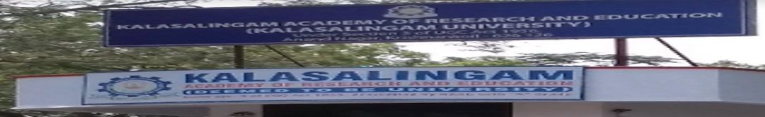 Kalasalingam University Entrance(1)