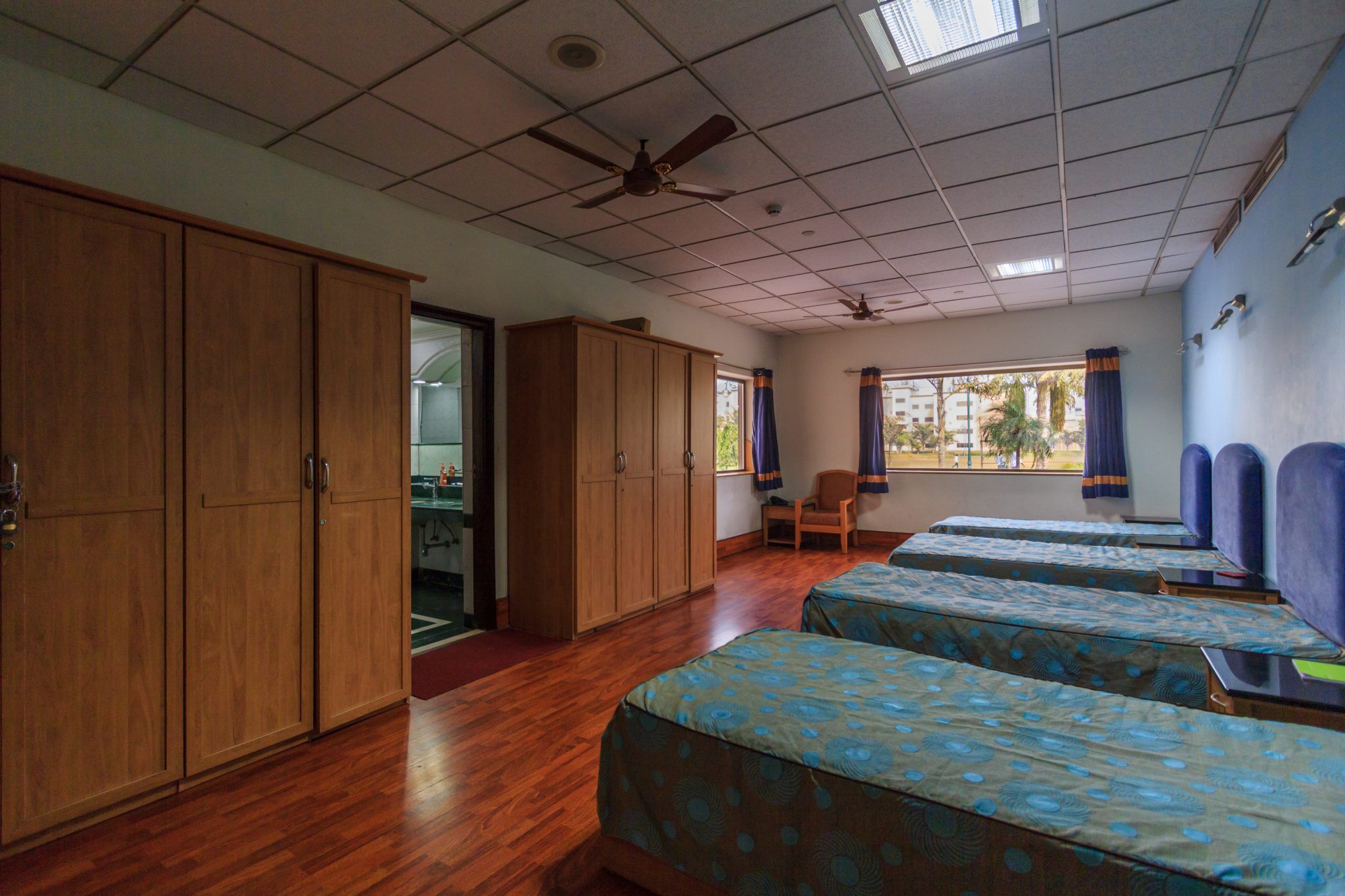 GD Goenka University Hostel Room