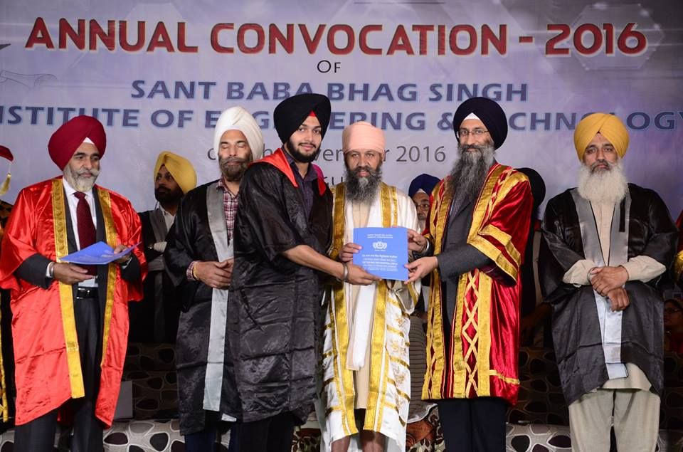 Sant Baba Bhag Singh University Convocation