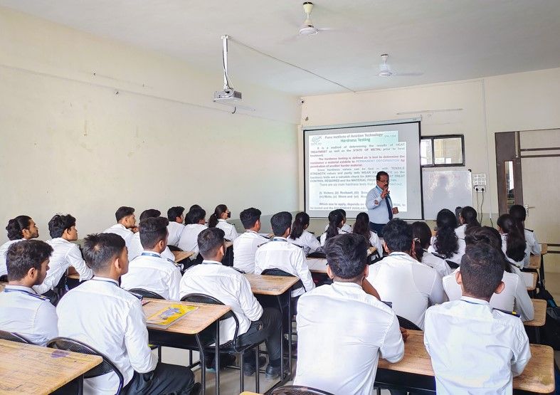 Pune Institute of Aviation Technology Classroom