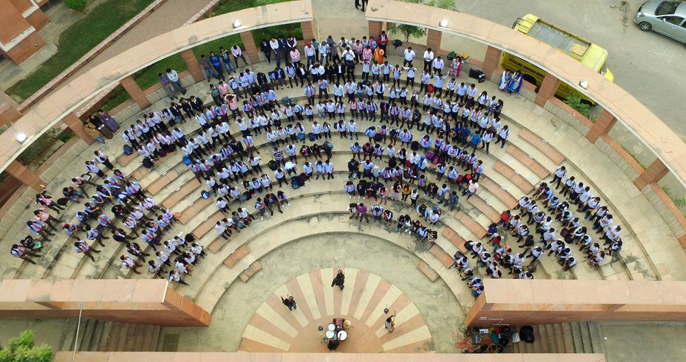 Jaipur National University Campus View