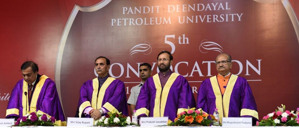 SoT, Pandit Deendayal Energy University (PDEU) Convocation