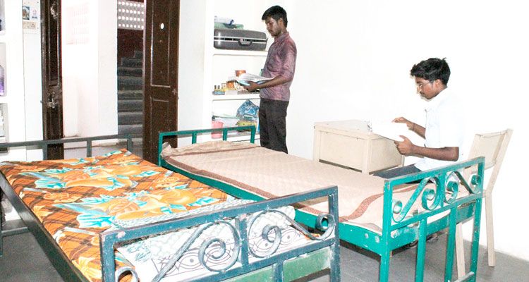 SKR Engineering College Hostel Room