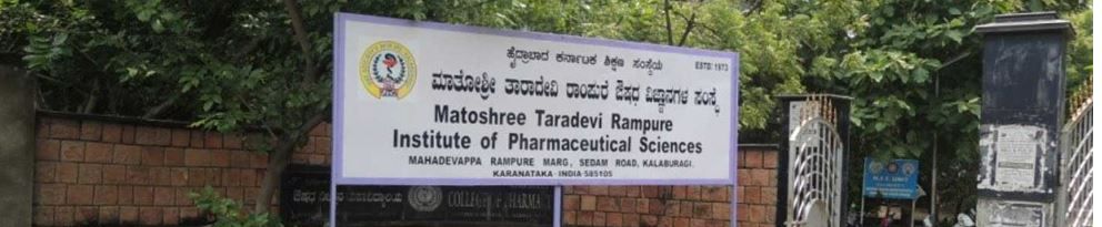 Matoshree Taradevi Rampure Institute of Pharmaceutical Sciences Others