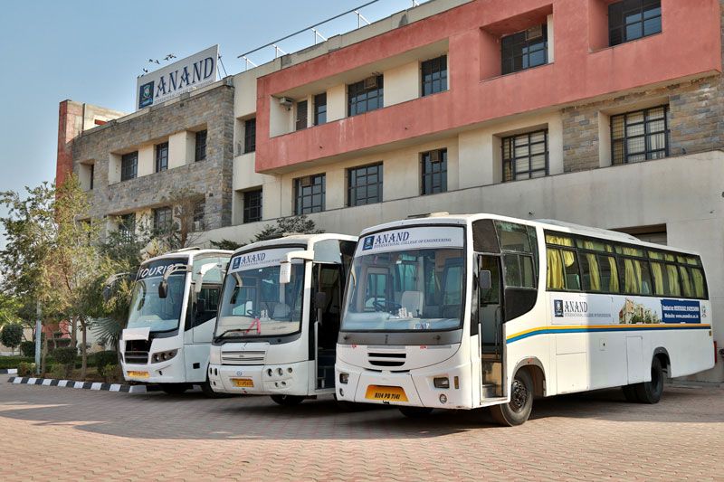 Anand International College of Engineering Transport Facility