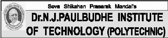 DR. N. J. PAULBUDHE INSTITUTE OF TECHNOLOGY