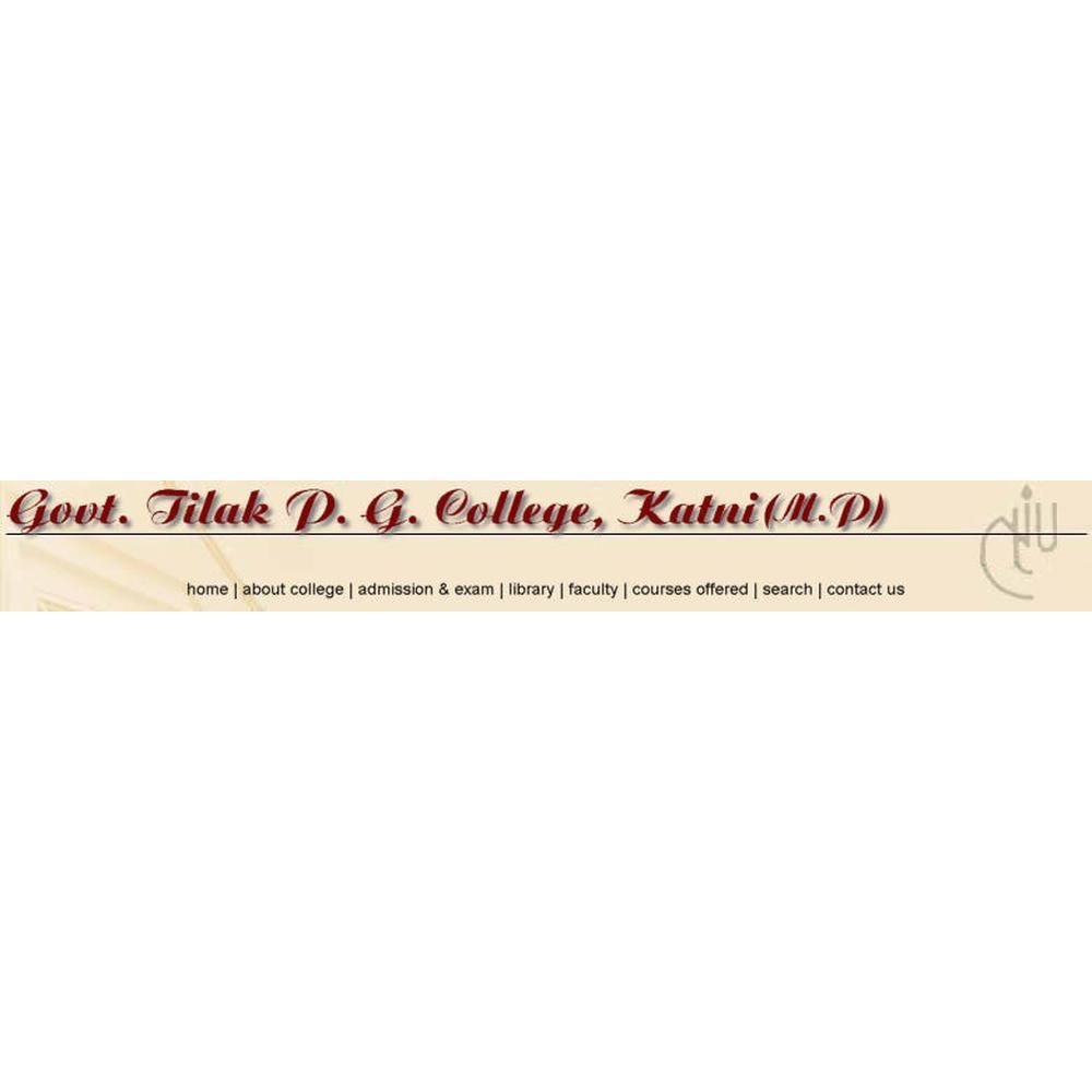 Govt. Tilak P.G. College