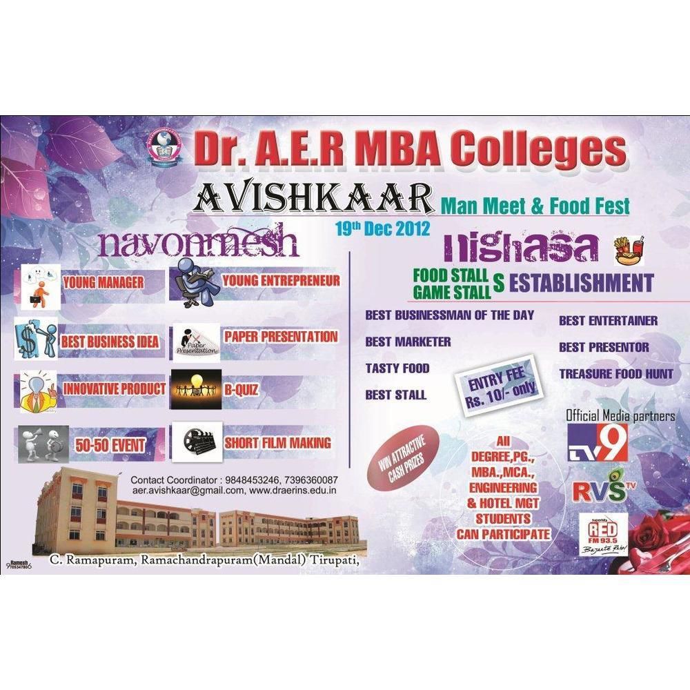 Dr. A.E.R. MBA Colleges