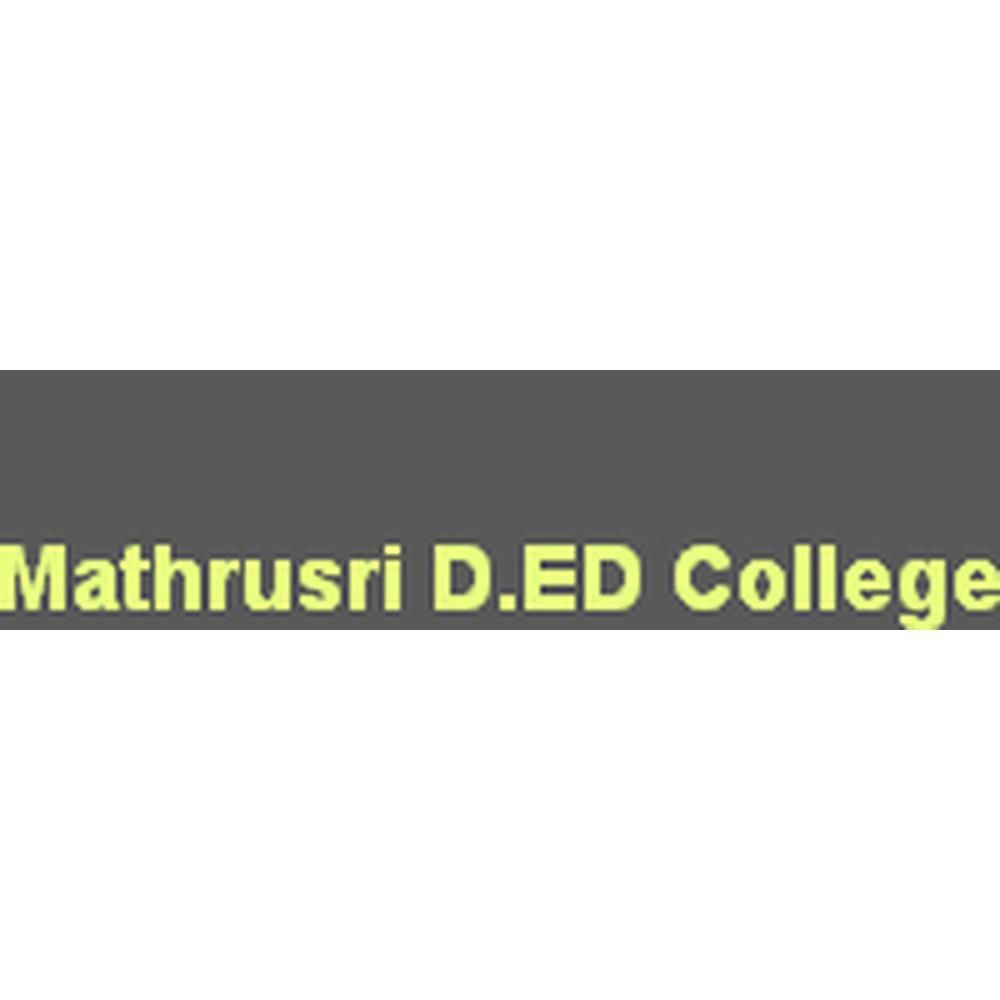 Mathrusri D.ED College