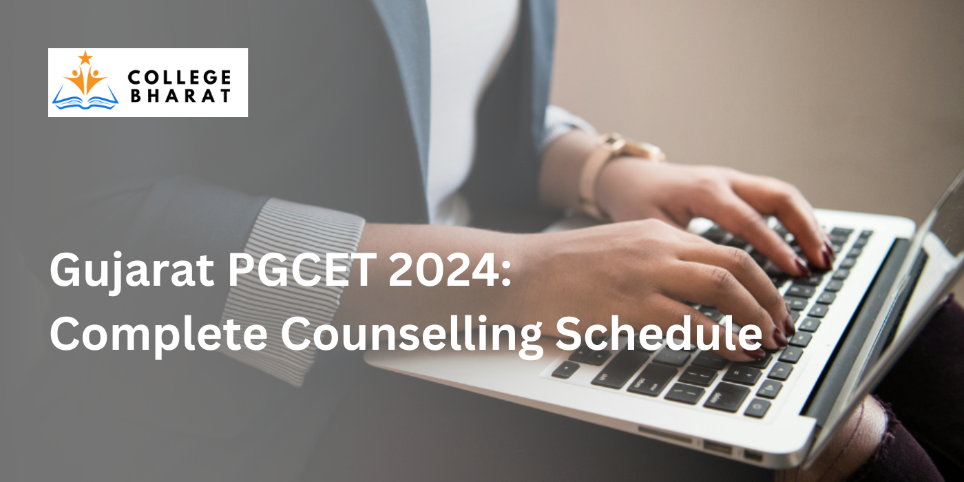 Student checking dates for Gujarat PGCET 2024 counselling